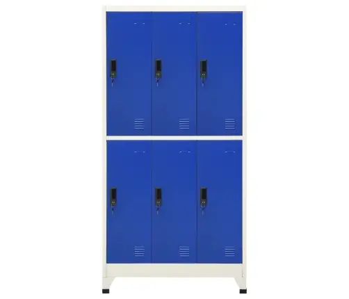 Lukustatav Hoiukapp, Hall Ja Sinine, 90 X 45 X 180 cm Teras