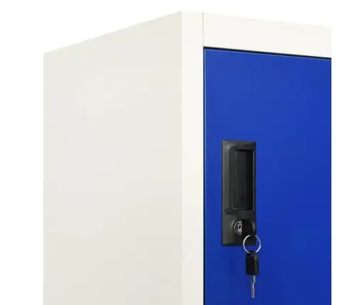 Lukustatav Hoiukapp, Hall Ja Sinine, 90 X 45 X 180 cm Teras