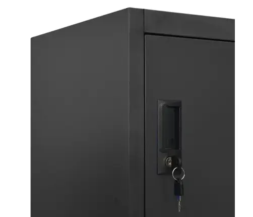 Persirengimo Spintelė, Antracito Spalvos, 90X45X180cm Plienas