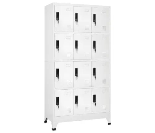 Persirengimo Spintelė, Baltos Spalvos, 90X45X180cm Plienas