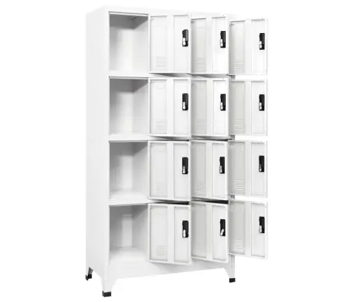 Persirengimo Spintelė, Baltos Spalvos, 90X45X180cm Plienas