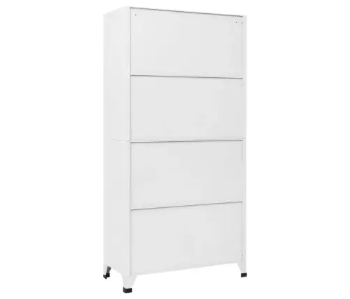 Persirengimo Spintelė, Baltos Spalvos, 90X45X180cm Plienas