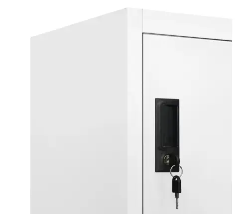 Persirengimo Spintelė, Baltos Spalvos, 90X45X180cm Plienas