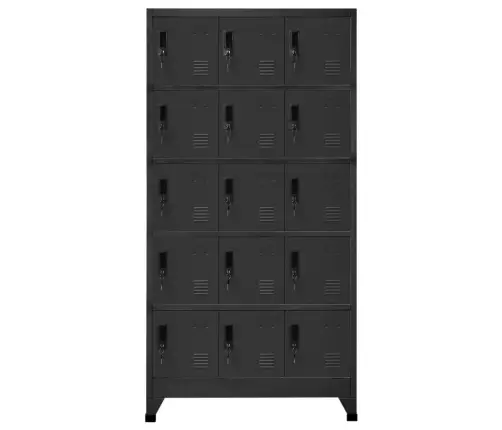 Persirengimo Spintelė, Antracito Spalvos, 90X40X180cm Plienas