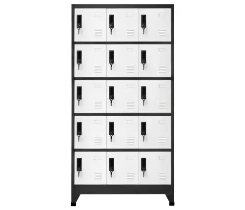 Persirengimo Spintelė, Antracito/Balta, 90X40X180cm Plienas