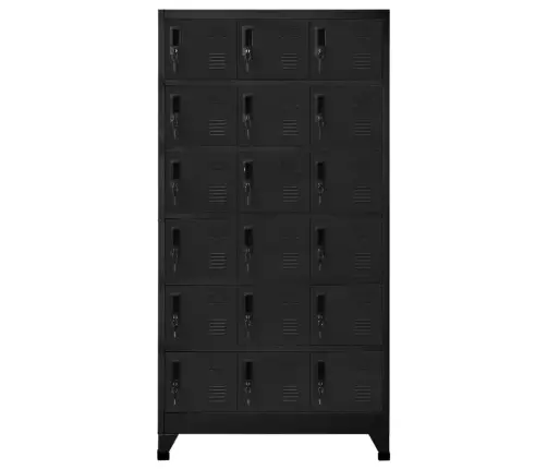 Lukustatav Hoiukapp, Must, 90 X 40 X 180 cm Teras