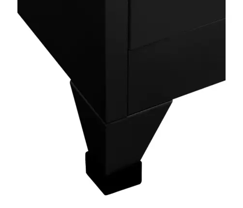 Lukustatav Hoiukapp, Must, 90 X 40 X 180 cm Teras