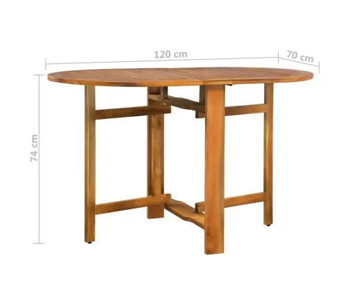 5-Daļīgs Dārza Mēbeļu Komplekts, Akācijas Masīvkoks Vidaxl 5-Daļīgs Dārza Mēbeļu Komplekts, Akācijas Masīvkoks Vidaxl