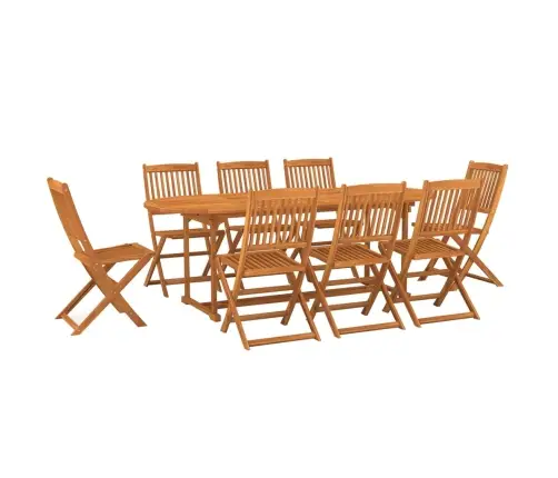 9-Daļīgs Dārza Mēbeļu Komplekts, 220X90X75Cm Akācijas Masīvkoks Vidaxl 9-Daļīgs Dārza Mēbeļu Komplekts, 220X90X75Cm Akācijas Masīvkoks Vidaxl