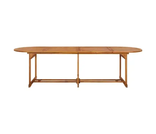 13-Daļīgs Dārza Mēbeļu Komplekts 280X90X75Cm Akācijas Masīvkoks Vidaxl