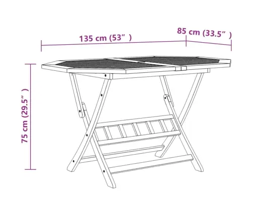 7-Daļīgs Dārza Mēbeļu Komplekts, Akācijas Masīvkoks Vidaxl