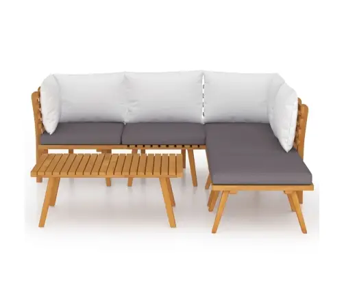 Sodo Komplektas Su Pagalvėlėmis, 6 Dalių, Akacijos Masyvas