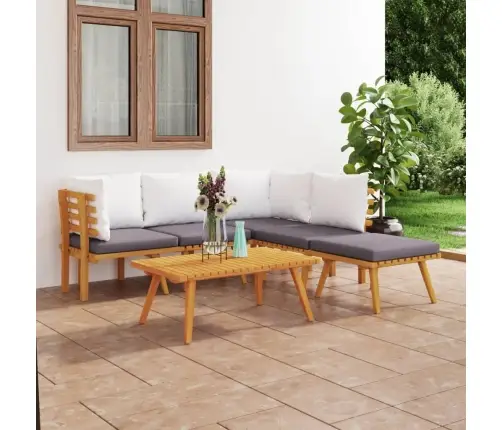 Sodo Komplektas Su Pagalvėlėmis, 6 Dalių, Akacijos Masyvas