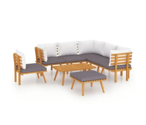 Sodo Komplektas Su Pagalvėlėmis, 8 Dalių, Akacijos Masyvas