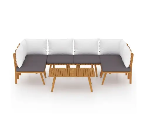 7-Osaline Aiadiivanikomplekt Patjadega, Akaatsiapuit