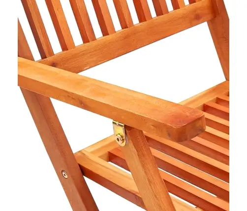 Saliekami Dārza Krēsli, 8 Gab., Eikalipta Masīvkoks Vidaxl