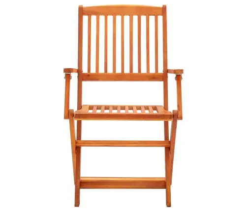 Sulankstomas Valgomojo Komplektas, 9 Dalių, Eukalipto Masyvas