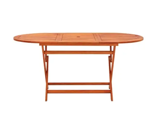 Sulankstomas Valgomojo Komplektas, 9 Dalių, Eukalipto Masyvas