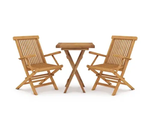 3-Osaline Aiamööbli Komplekt, Tiikpuu