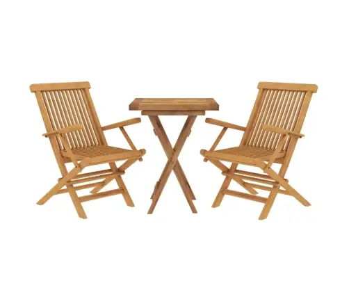 3-Osaline Aiamööbli Komplekt, Tiikpuu