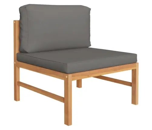 Sodo Komplektas Su Pilkomis Pagalvėlėmis, 4 Dalių, Tikmedis