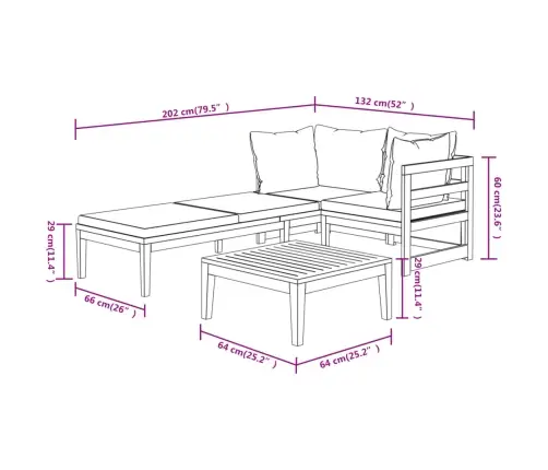 3-Osaline Aiadiivanikomplekt Tumehallide Patjadega