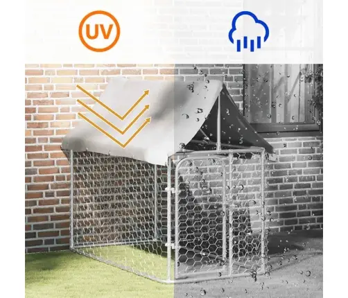 Katusega Koeraaed, 200 X 100 X 150 Cm