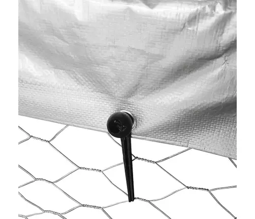 Lauko Voljeras Šunims Su Stogu, 200X200X150Cm