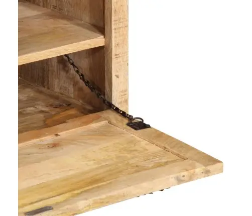 Jalanõude Hoiupink, 85 X 40 X 45 cm Toekas Mangopuit