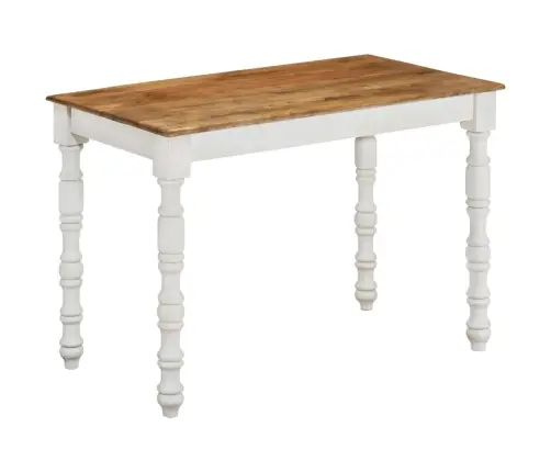 Virtuves Galds, 110X60X76 Cm, Mango Masīvkoks Vidaxl