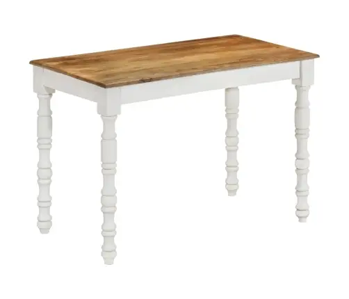 Virtuves Galds, 110X60X76 Cm, Mango Masīvkoks Vidaxl