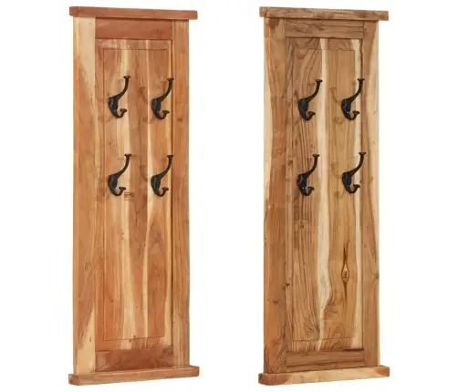 Riidenagid 2 Tk, Akaatsiapuidust, 38 X 100 Cm