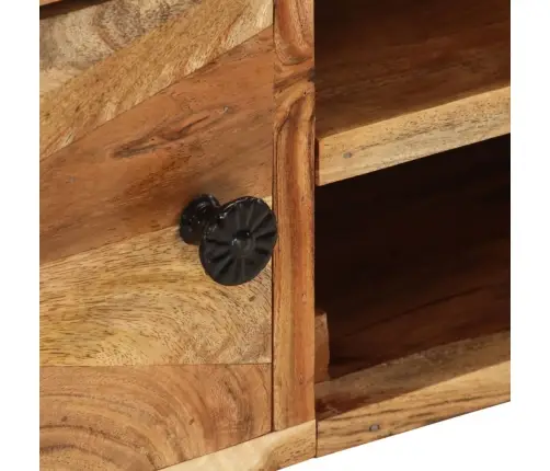 Televizoriaus Spintelė, 145X35X35cm Akacijos Medienos Masyvas