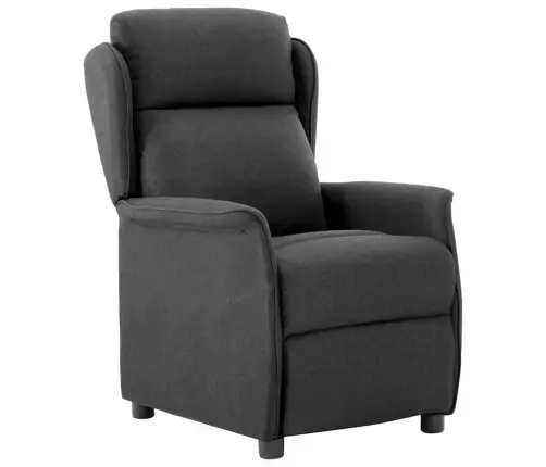 Atpūtas Krēsls Tumši Pelēks Audums Vidaxl