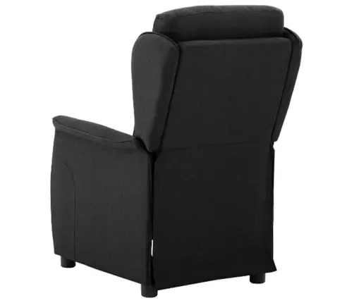 Atpūtas Krēsls Melna Auduma Vidaxl