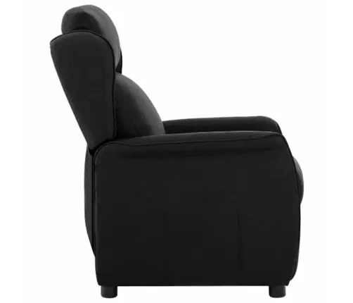 Atpūtas Krēsls Melna Auduma Vidaxl