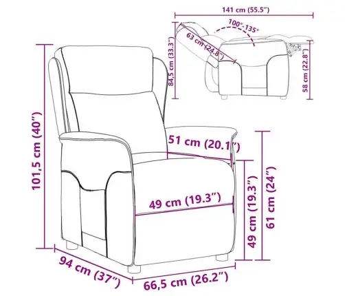 Lamamistool Veinpunane 66.5 X 94 X 101.5 Cm Polüester