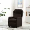 Atpūtas Krēsls Tumši Brūns 67,5X93,5X101,5 Cm Audums Vidaxl