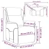 Atpūtas Krēsls Tumši Brūns 67,5X93,5X101,5 Cm Audums Vidaxl