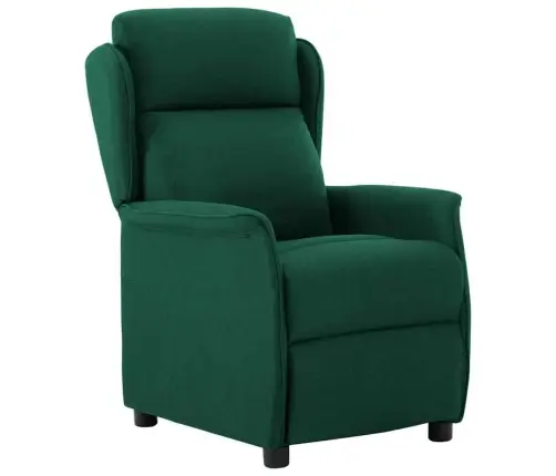 Atpūtas Krēsls Tumši Zaļā Audumā Vidaxl