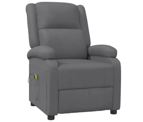 Masāžas Krēsls, Pelēka Mākslīgā Āda Vidaxl