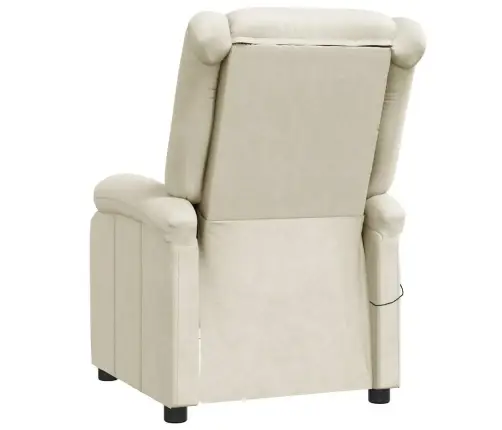 Reguleeritava Seljatoega Tugitool, Valge, Kunstnahk