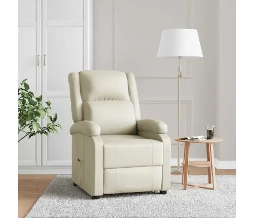 Reguleeritava Seljatoega Tugitool, Valge, Kunstnahk