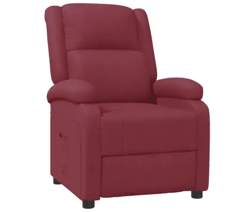 Atlošiamas Krėslas, Raudonojo Vyno Spalvos, Dirbtinė Oda