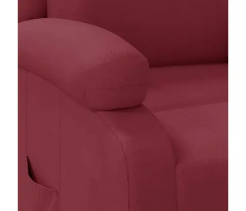 Atlošiamas Krėslas, Raudonojo Vyno Spalvos, Dirbtinė Oda