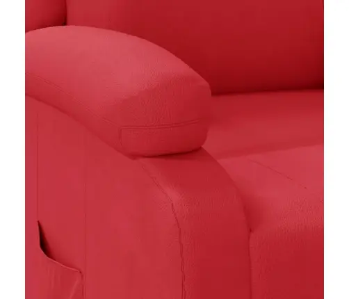 Atpūtas Krēsls, Atgāžams, Sarkana Mākslīgā Āda Vidaxl Atpūtas Krēsls, Atgāžams, Sarkana Mākslīgā Āda Vidaxl