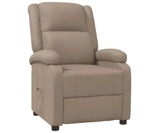 Atlošiamas Krėslas, Kapučino Spalvos, Dirbtinė Oda