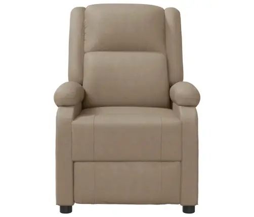 Atlošiamas Krėslas, Kapučino Spalvos, Dirbtinė Oda