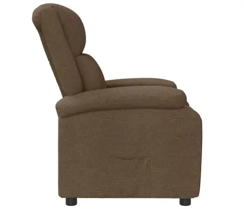 Atpūtas Krēsls, Atgāžams, Brūns Audums Vidaxl