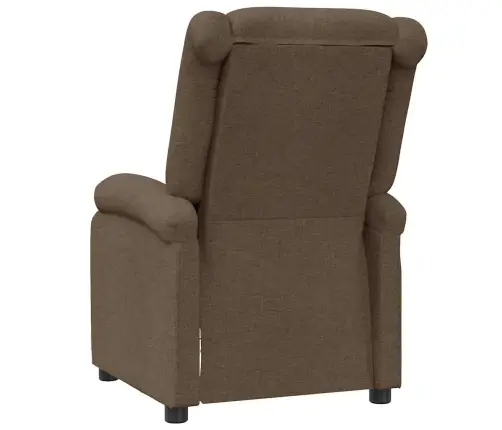 Atpūtas Krēsls, Atgāžams, Brūns Audums Vidaxl